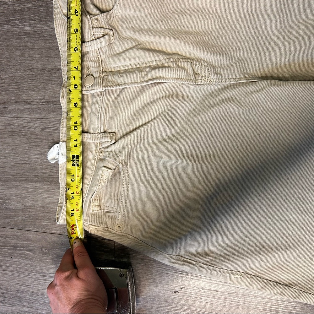 Good American good ease relaxed Beige Denim Pants - Picture 8 of 15